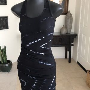Maxi tribal tie-dyed dress